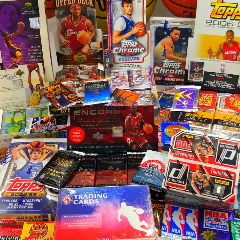 NBA Cards Mystery Box (10 Packs)
