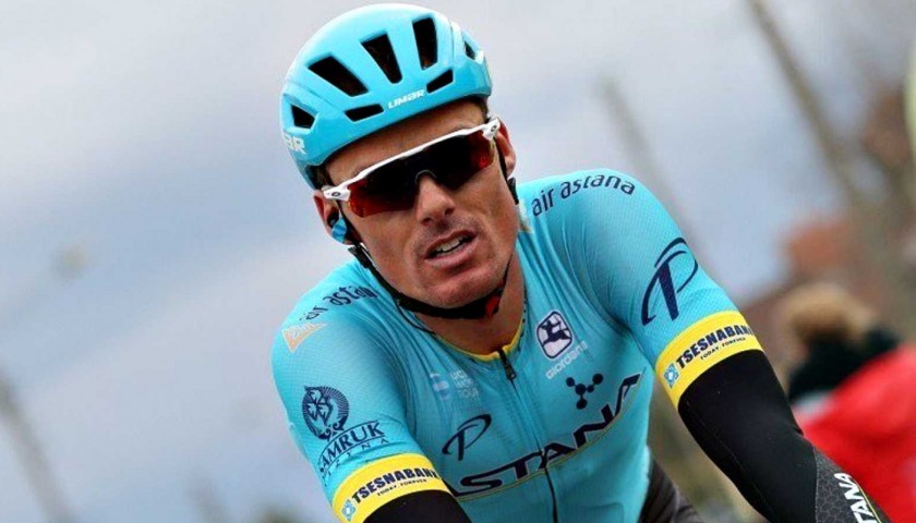 Astana Cycling Helmet Worn by Luis León Sánchez 