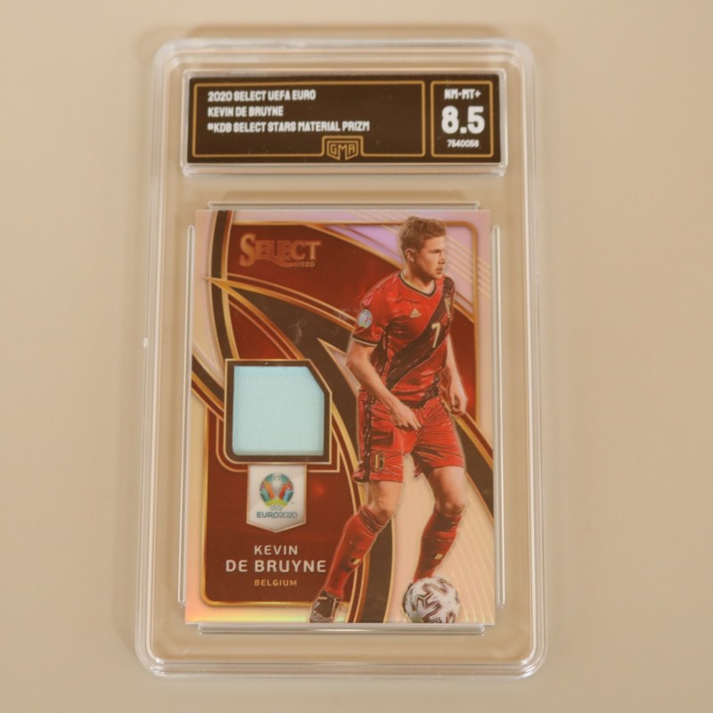 Kevin De Bruyne's Fragment of Jersey Panini Euro 2020 Card