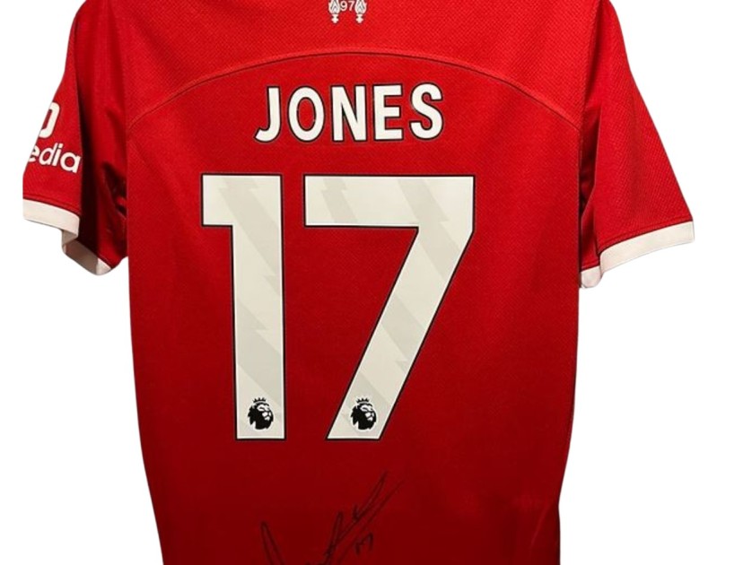 Curtis Jones' Liverpool 2023/24 Signed Replica Shirt