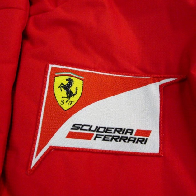 Ferrari anorak signed by Raikkonen and Alonso