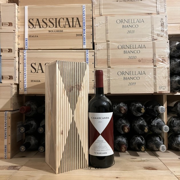 Gaja Camarcanda 2021 Magnum Bolgheri Rosso DOC Ca' Marcanda - in Wooden Case