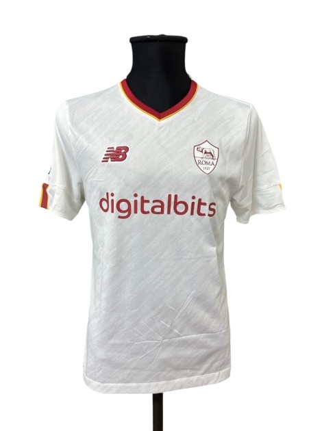 Karsdorp's Roma Match-Worn Shirt, 2022/23