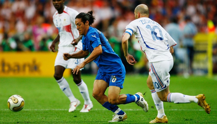 Camoranesi's Signed Match-Issued/Worn Italia Shirt, 2006 World Cup
