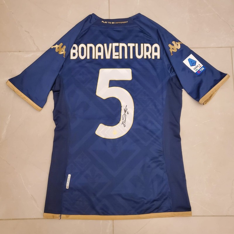 Giacomo Bonaventura's Fiorentina Match Worn Signed Shirt