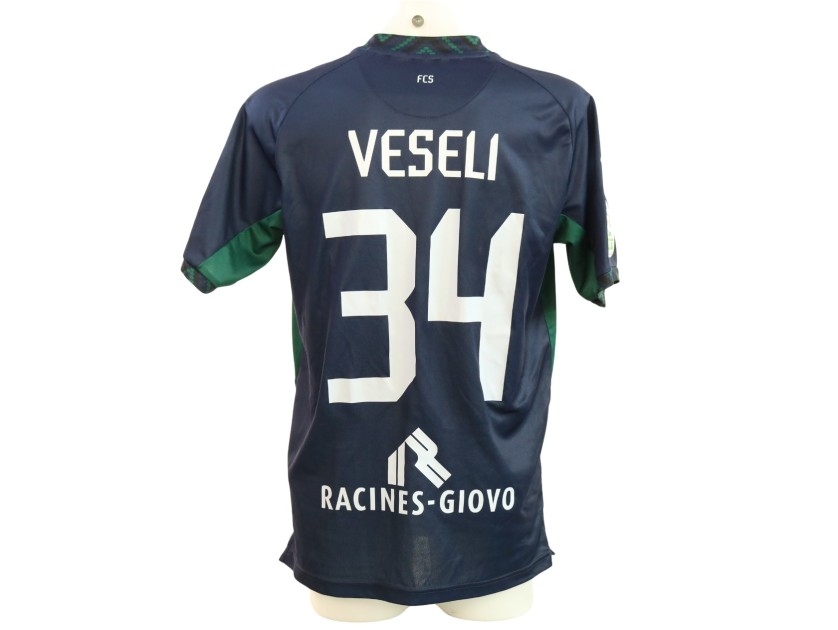 Veseli's Cremonese vs Sudtirol Signed Unwashed Shirt, 2025