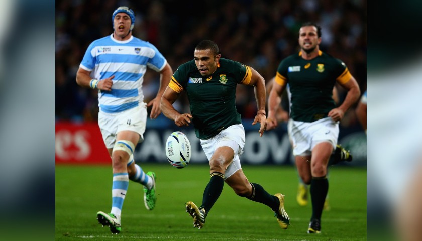 Habana's Official South Africa Signed Shirt, Rugby World Cup 2015