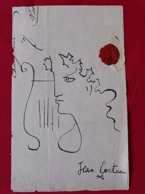 Drawing by Jean Cocteau