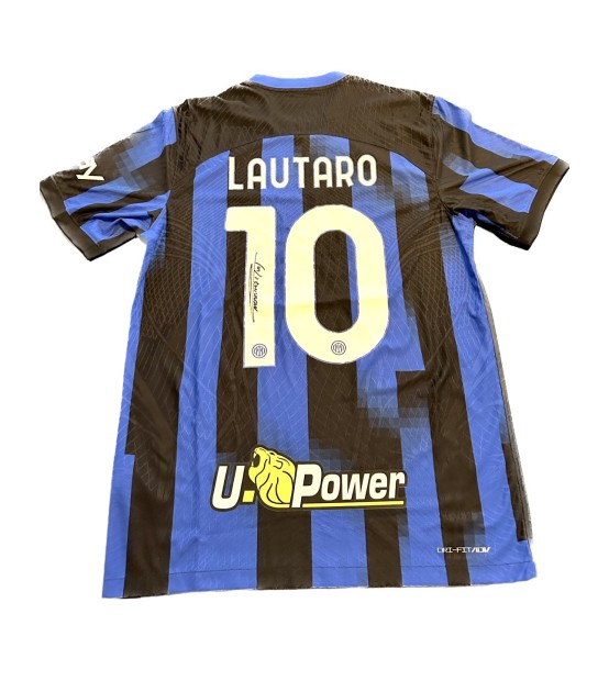 Official Lautaro Inter 2023/24 Shirt - Signed