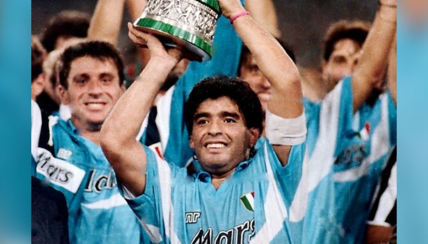 Maradona's Official Napoli Signed Shirt, 1990/91