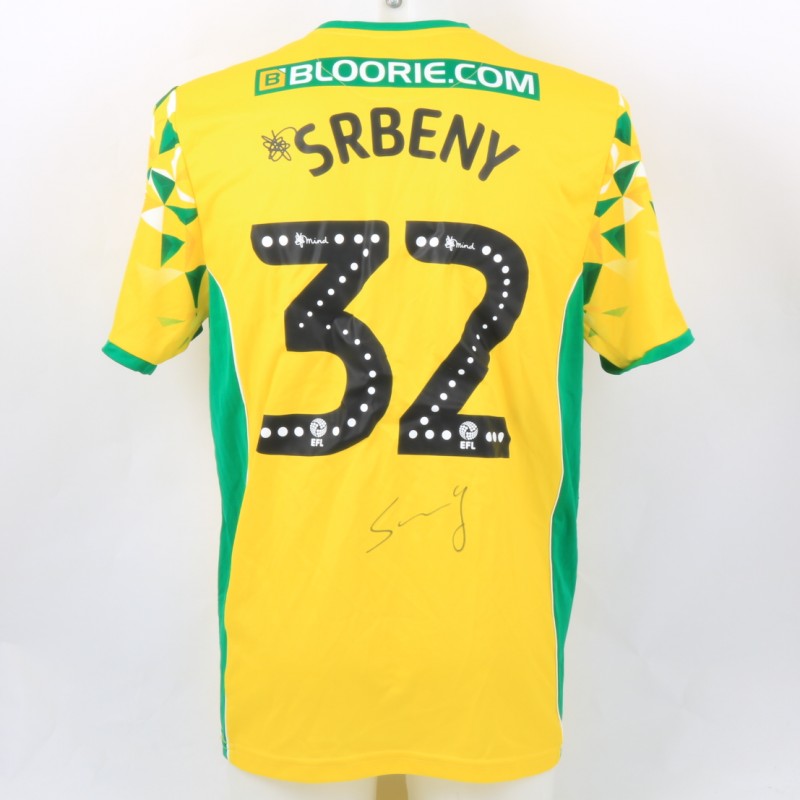 Srbeny's Norwich Poppy Match Shirt - Signed