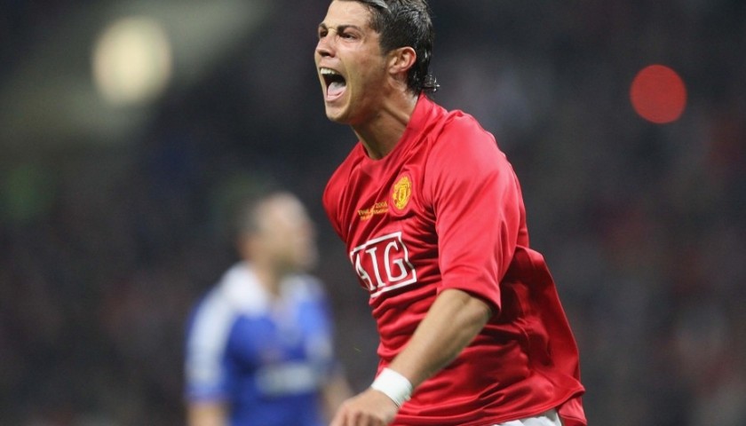 Maglia Cristiano Ronaldo Manchester United, Finale Champions League 2008 - Autografata