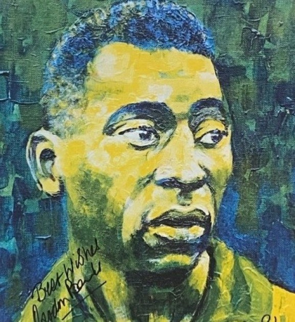 Stampa Pelé in edizione limitata - Autografata