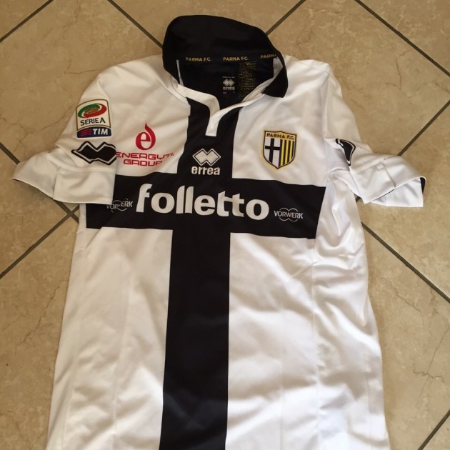 Varela match worn shirt, Parma-Torino Serie A 2014/2015 - signed