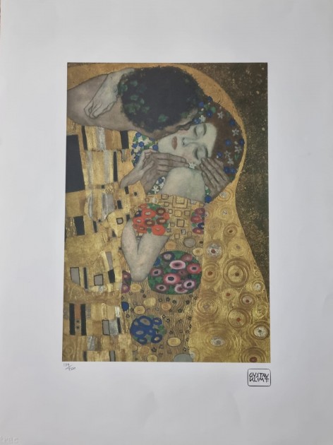 "The Kiss" by Gustav Klimt - Signed