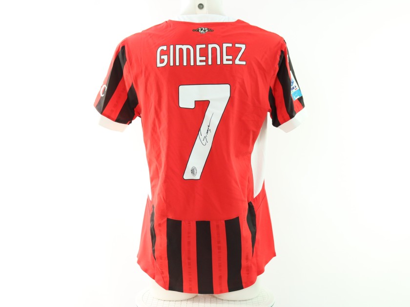 Maglia Ufficiale Gimenez Milan, 2024/25 - Autografata