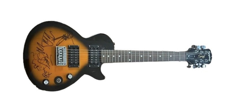 The Rolling Stones Signed Les Paul Style Guitar