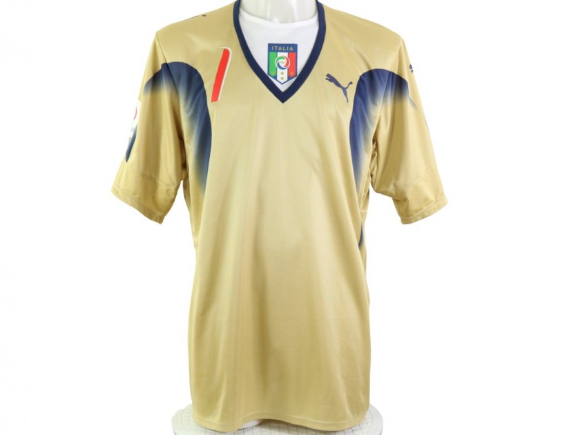 Italy 2006 Goalkeeper Buffon Golden Jersey - World Cup Winners