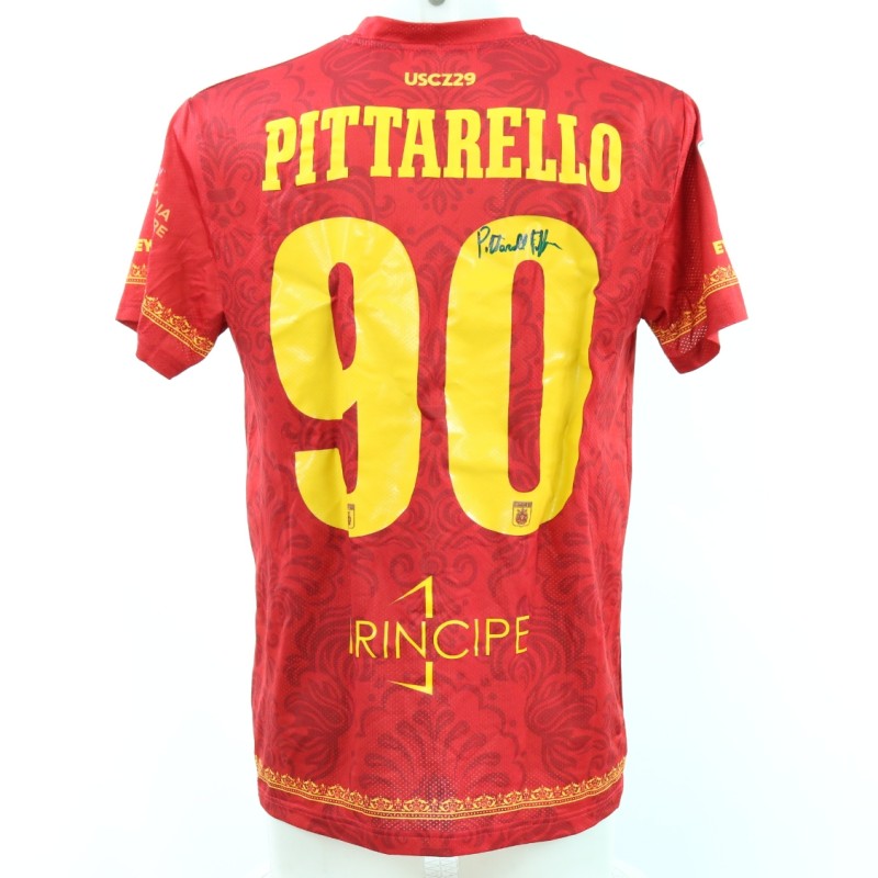 Pittarello's Catanzaro vs Mantova Signed Unwashed Shirt, 2024