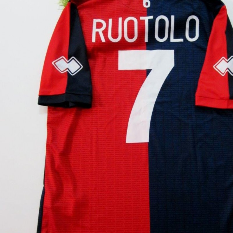 Ruotolo match worn shirt, derby Genoa-Sampdoria, Slancio di Vita 2013