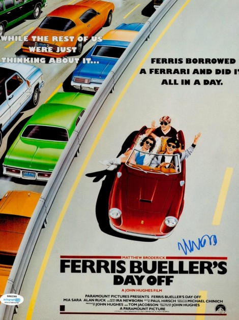 Matthew Broderick Signed Ferris Bueller's Day Off Poster