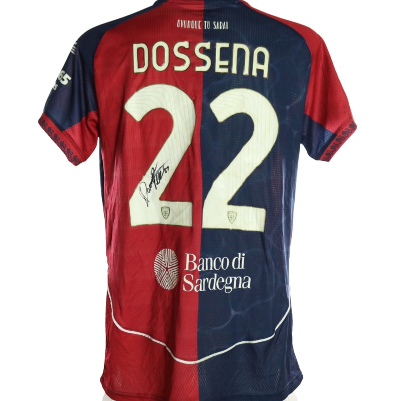 Dossena's Signed Unwashed Shirt, Cagliari vs Napoli 2026