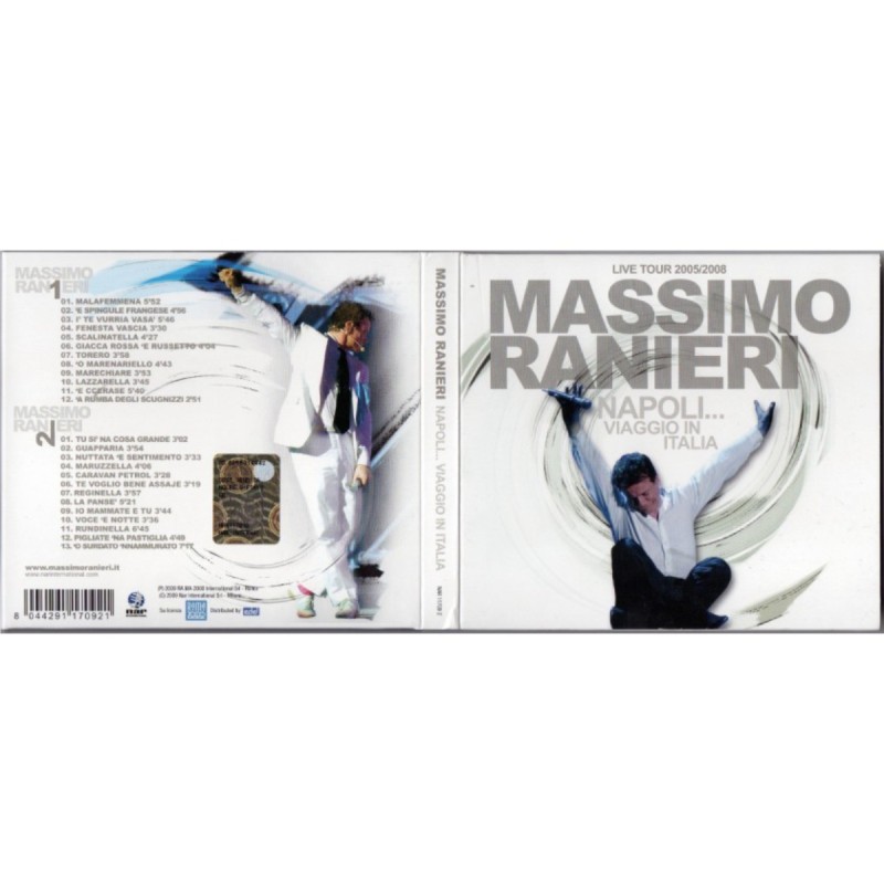 "Napoli...Viaggio In Italia" CD Signed by Massimo Ranieri