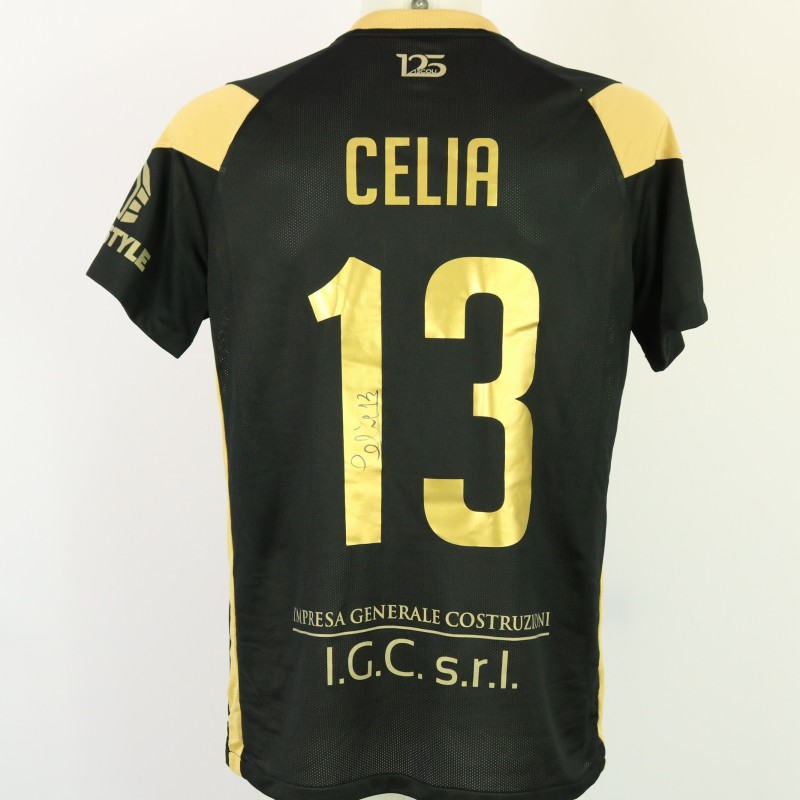 Celia's unwashed Signed Shirt, Spezia vs Ascoli 2024