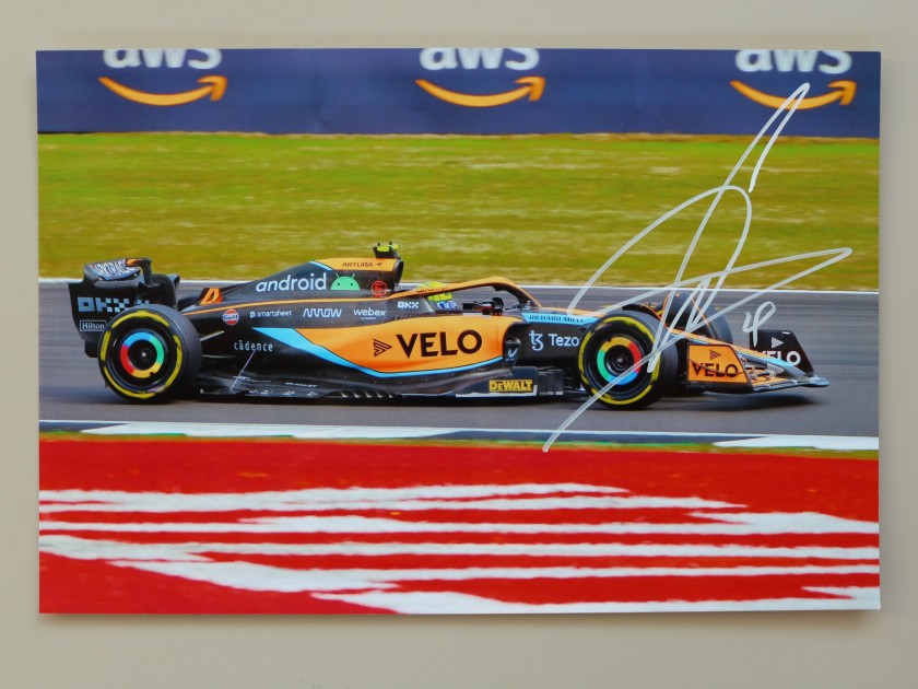 Fotografia - Autografata da Lando Norris