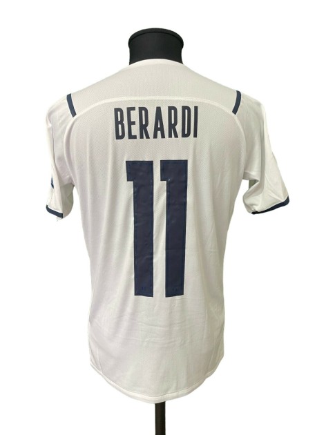 Berardi's Issued Shirt, Turkey vs Italy Euro 2020