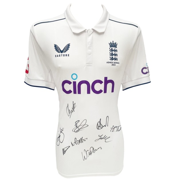 2023 England Ashes Series Signed Shirt