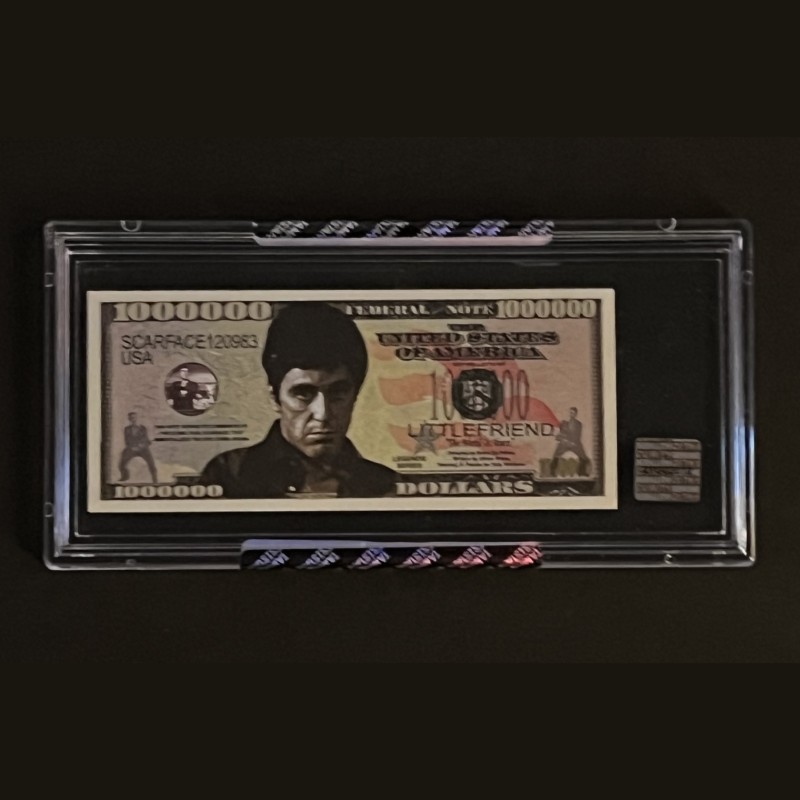 Scarface Limited Edition Encapsulated Al Pacino $1,000,000 Novelty Bill Collectible