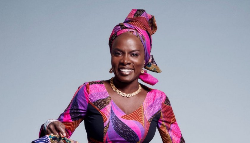 Angélique Kidjo signed and hand-written lyrics to her 1994 classic ‘Agolo'