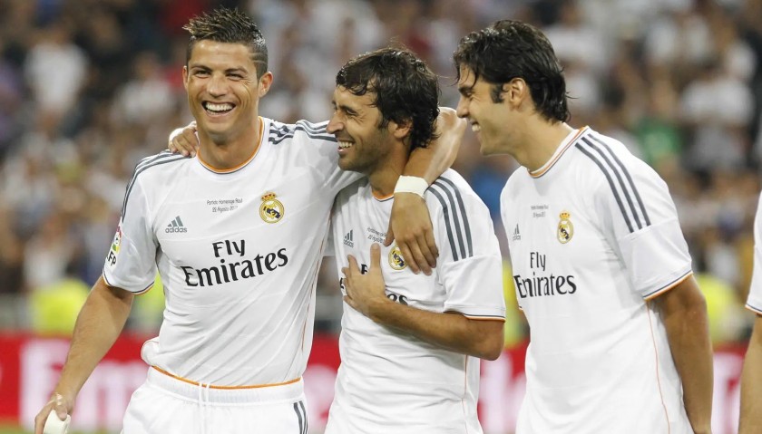 Ronaldo's Real Madrid Match Shirt, Homenaje Raul 2013