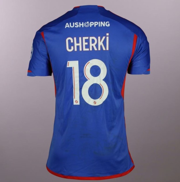 Rayan Cherki's Olympique Lyonnais 2023/2024 Match-Worn Shirt, vs FC Metz