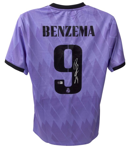 Karim Benzema's Real Madrid Signed Replica Shirt