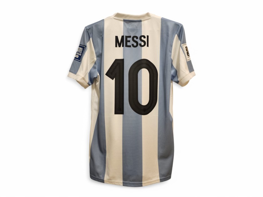 La maglia dell'Argentina di Lionel Messi per le qualificazioni ai Mondiali di calcio del 2026