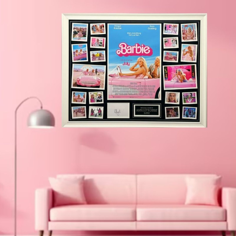 Margot Robbie Signed 'Barbie' Movie Display