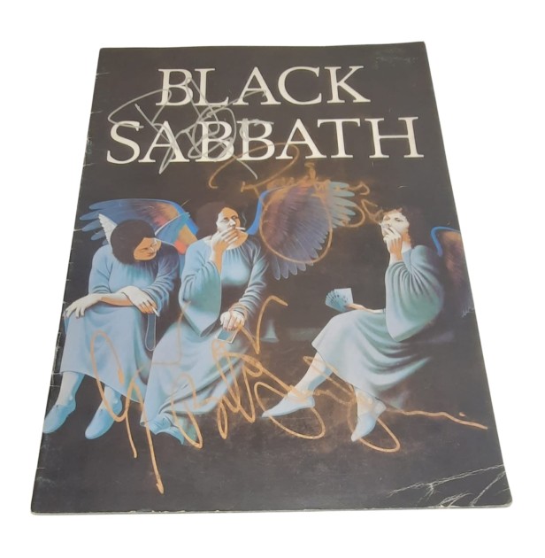 Programma del tour firmato dai Black Sabbath