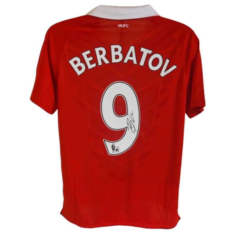 Dimitar Berbatov's Manchester United 2010/11 Signed Replica Shirt