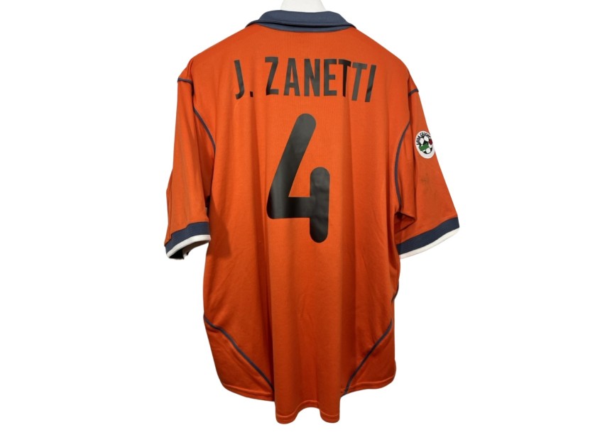 Zanetti Official Inter Milan Shirt, 2000/01