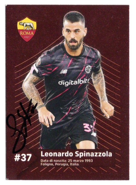 Card Spinazzola Roma, 2022/23 - Autographed