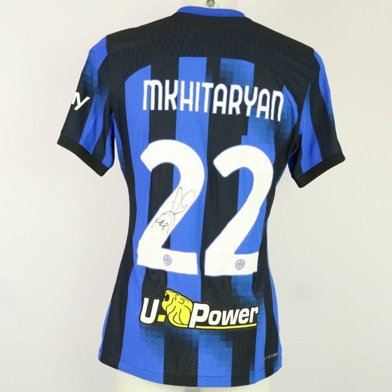 Mkhitaryan prepared Inter Shirt 2023/24 - Signed 