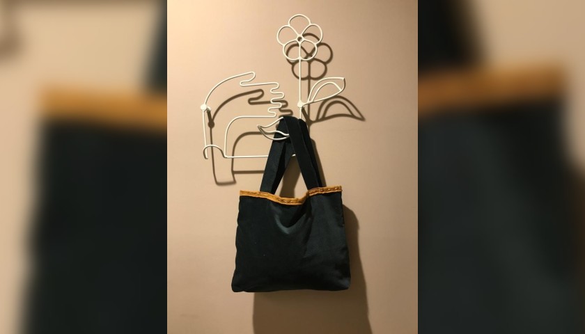 Laura Zagari Green Handmade Bag