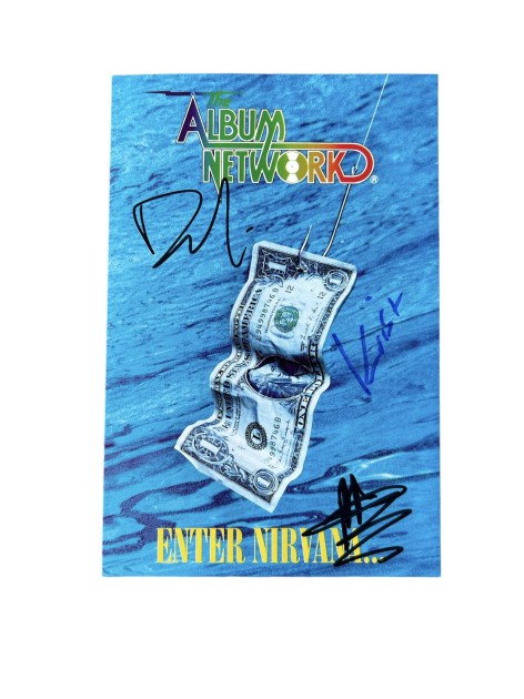 Nirvana Signed Promotional Card