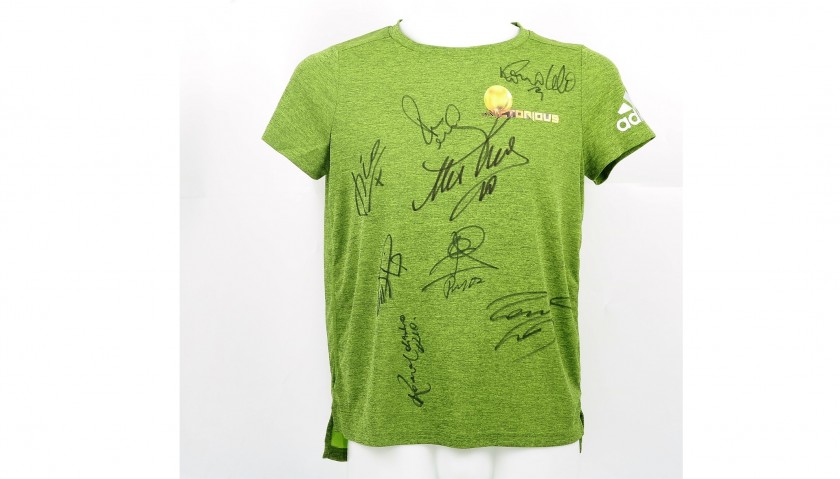 Adidas Victorious T-Shirt Signed by Football Legends
