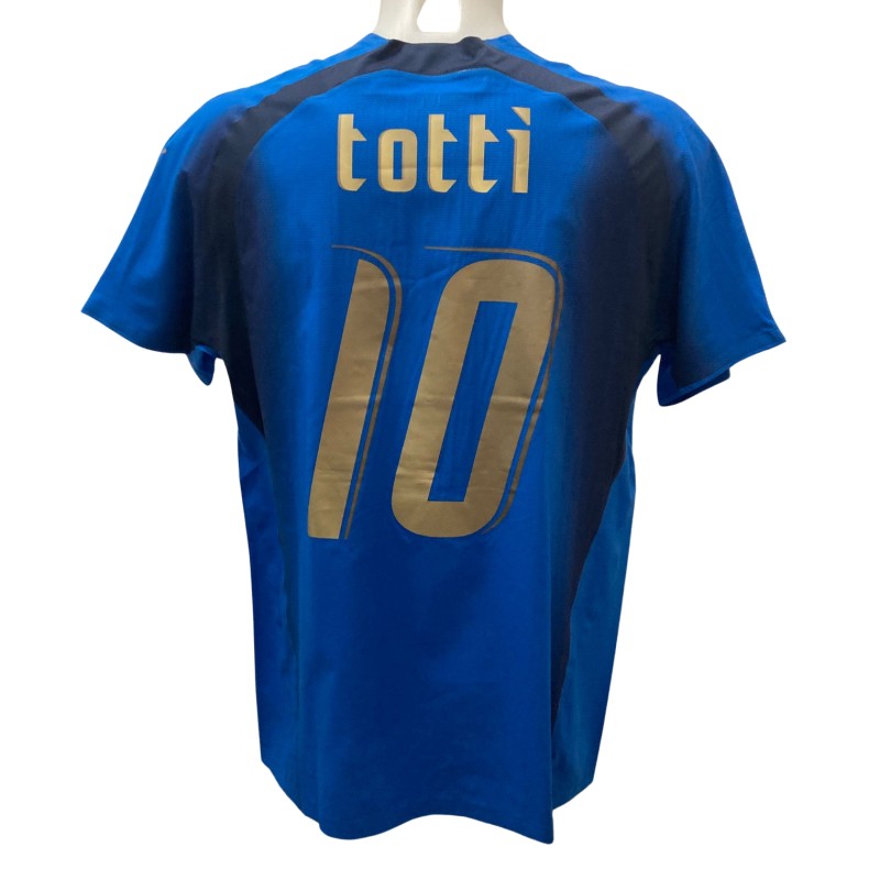 Totti's Italy Match-Issued Shirt, WC 2006