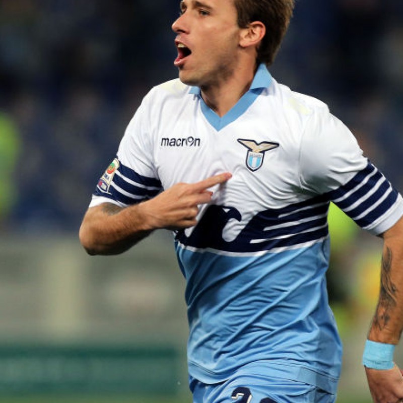 Biglia match issued shirt, Lazio Parma Serie A 2014/2015