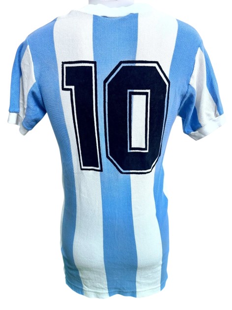 Gallego's Argentina Match-Worn Shirt, 1974/75