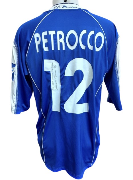 Maglia Indossata Petrocco Messina, 2007/08 - Autografata
